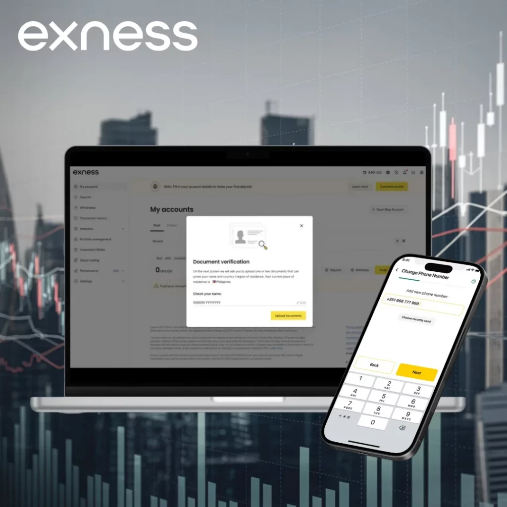 Exness account verification