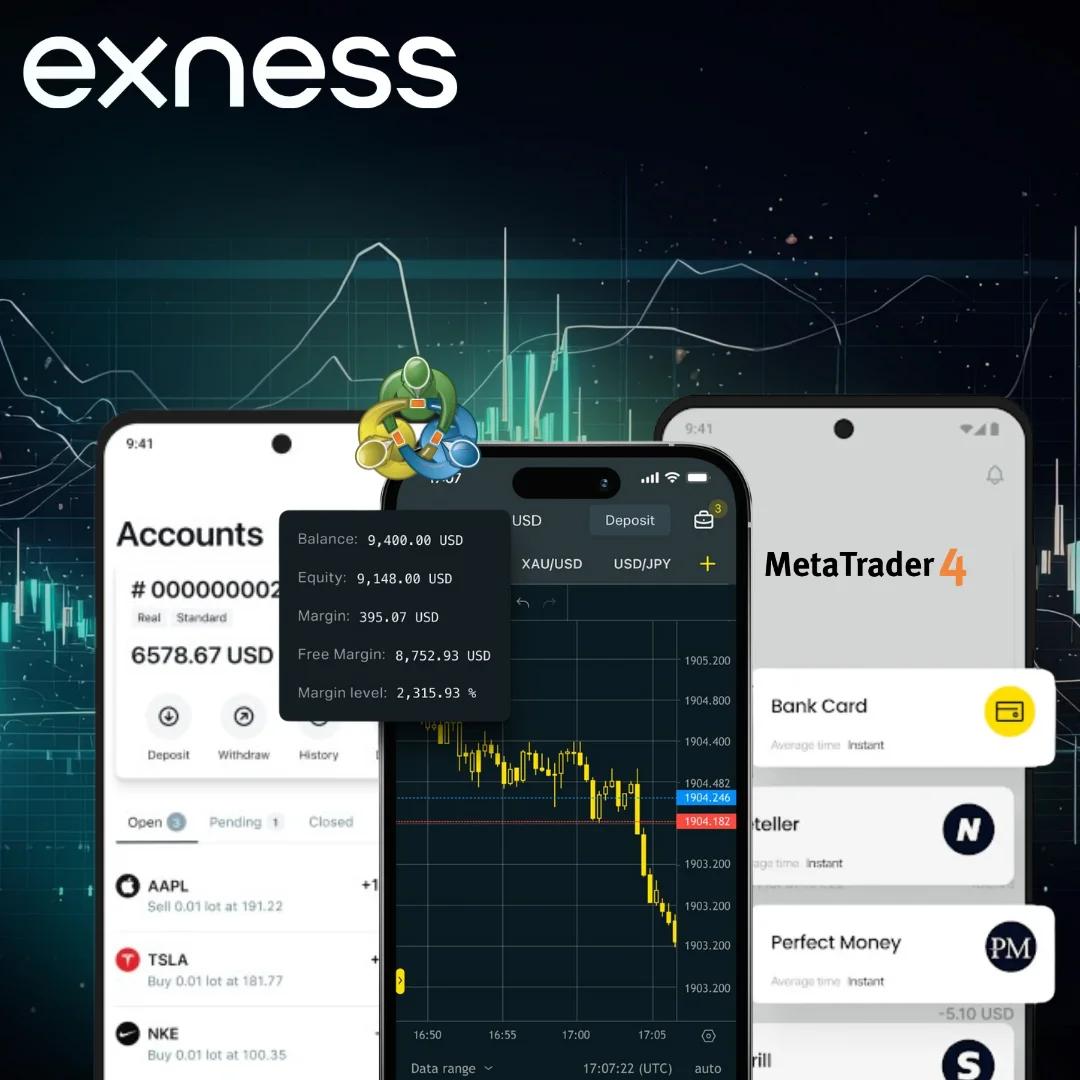 Download the Exness MT4 app