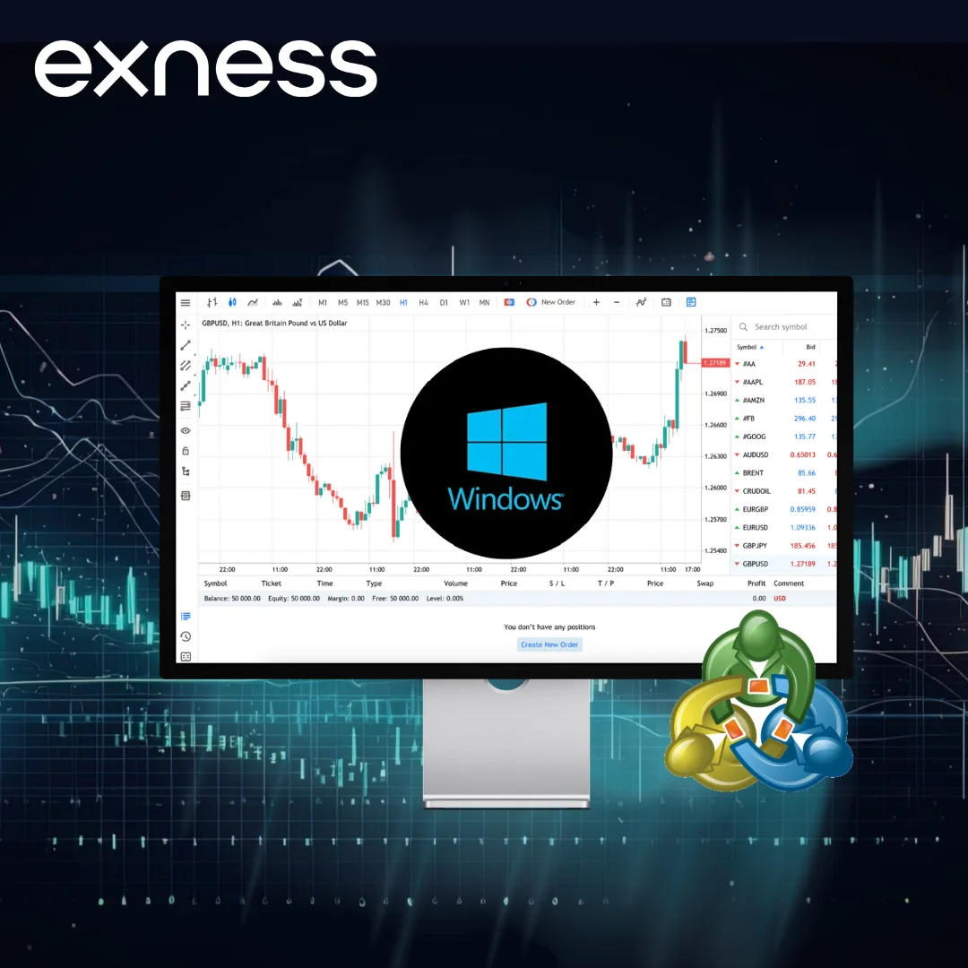 Exness website to download Exness MT4 or MT5 for PC